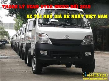 Thanh lý veam star 950kg - Giá xe tải Veam star 950kg đời 2019 cập nhật mới nhất